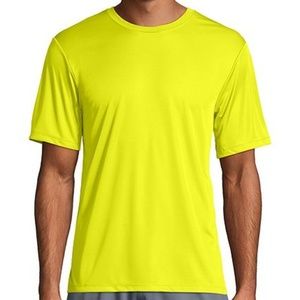 Hanes Sport Cool Dri Men's Performance Tee Yellow Small